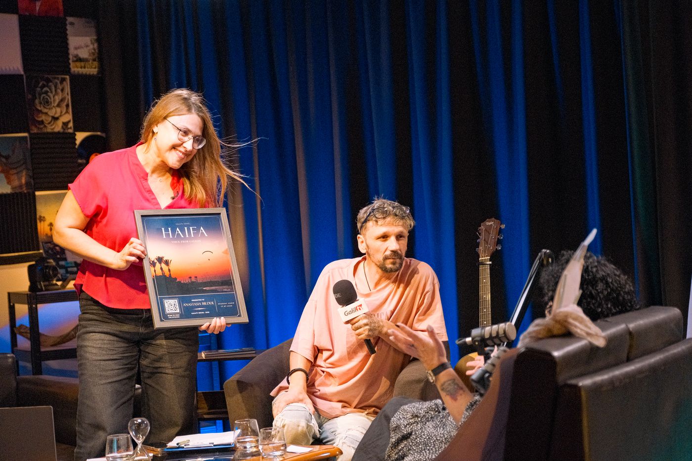 Receiving the HAIFA — Voice from Galilee award